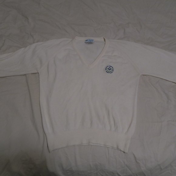 VTG Pickering Marietta Country Club V-Neck Sweater - Picture 1 of 8